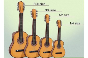 Các loại kích thước đàn guitar acoustic phổ biến